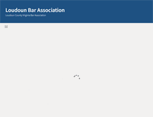 Tablet Screenshot of loudounbar.org